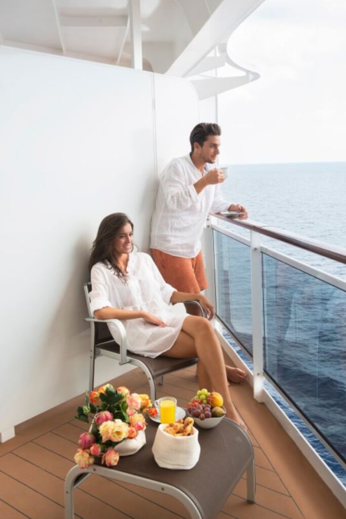 MSC Cruises: Ein Paar auf der Balkonkabine
